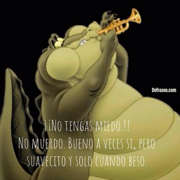¡No tengas miedo! No muerdo. Bueno a veces sí, pero suavecito y solo cuando beso.