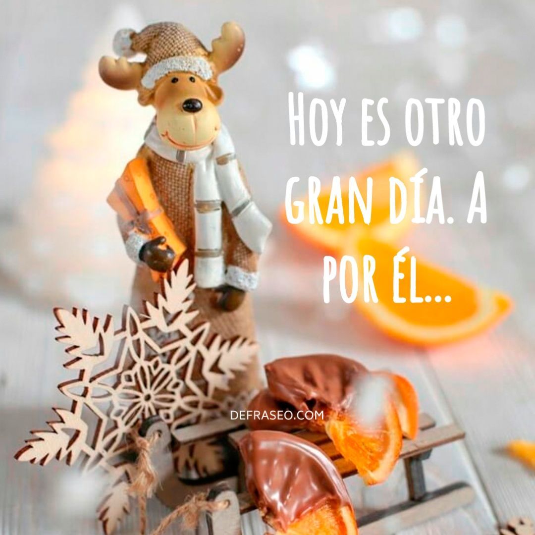 Hoy es otro día. A por él…