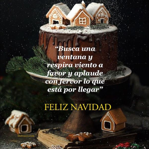 Busca una ventana y respira viento a favor y aplaude con fervor lo que está por llegar. Feliz Navidad.