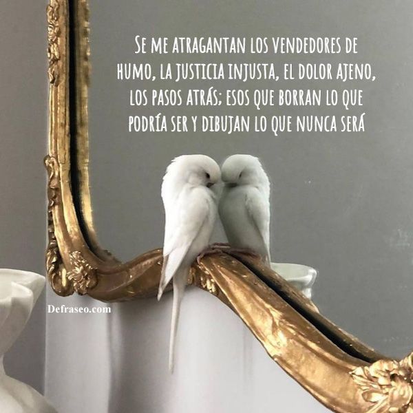 Se me atragantan los vendedores de humo, la justicia injusta, el dolor ajeno, los pasos atrás; esos que borran lo que podría ser y dibujan lo que nunca serán.