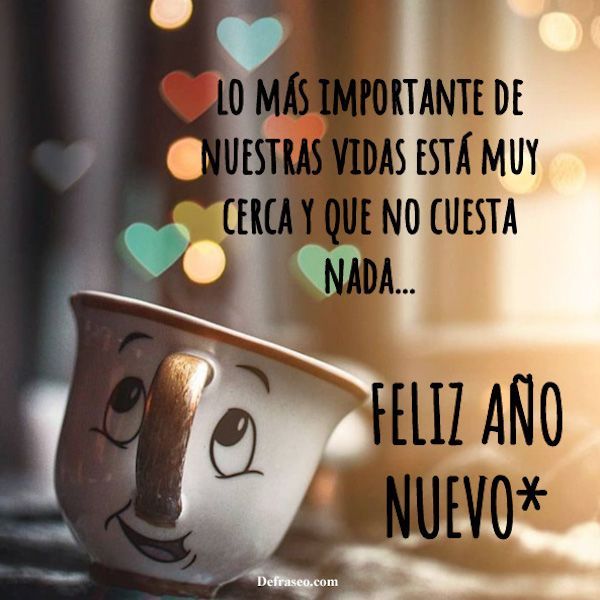Lo más importante de nuestras vidas está muy cerca y que no cuesta nada... Feliz año nuevo.