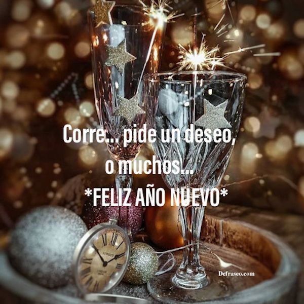 Corre... pide un deseo, o muchos... Feliz año nuevo.