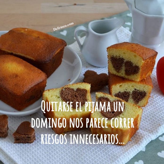 Quitarse el pijama un domingo nos parece correr riesgos innecesarios.
